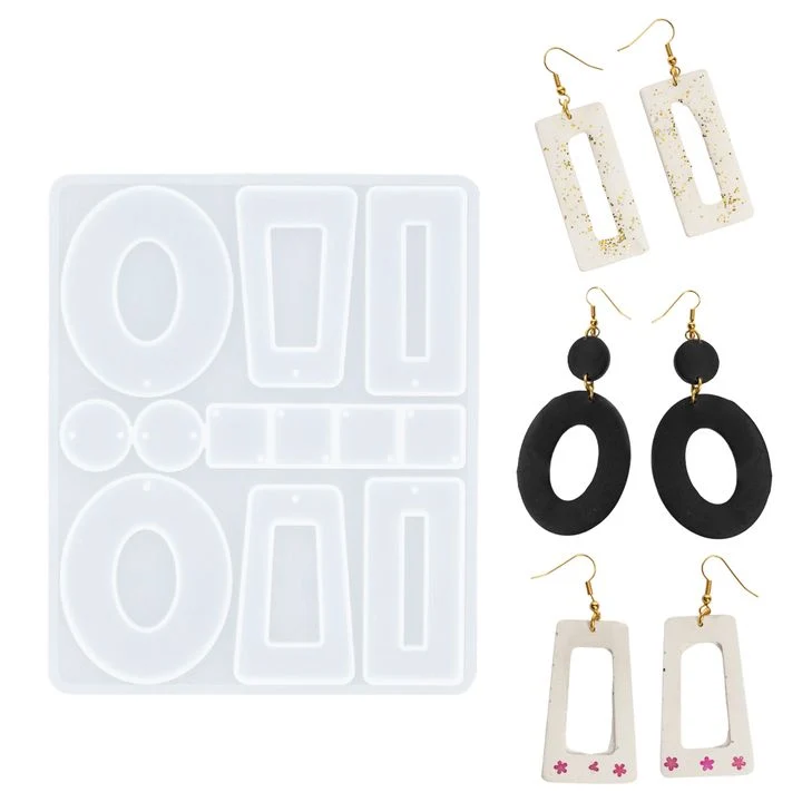 Silicone Casting Mold 10.6x13 cm - Earrings
