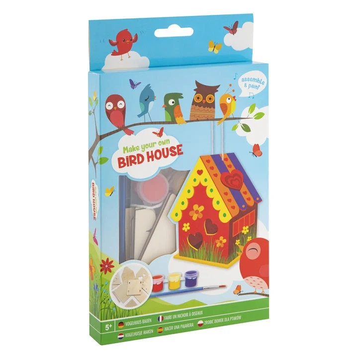 Wooden Birdhouse for Decorating
