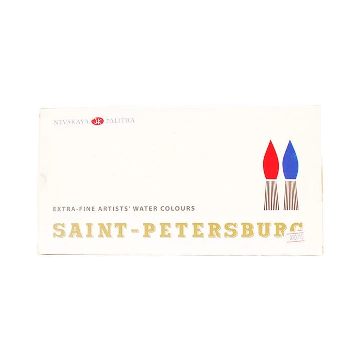 Saint-Petersburg Artistic Watercolor Set, 24 x 2.5 ml