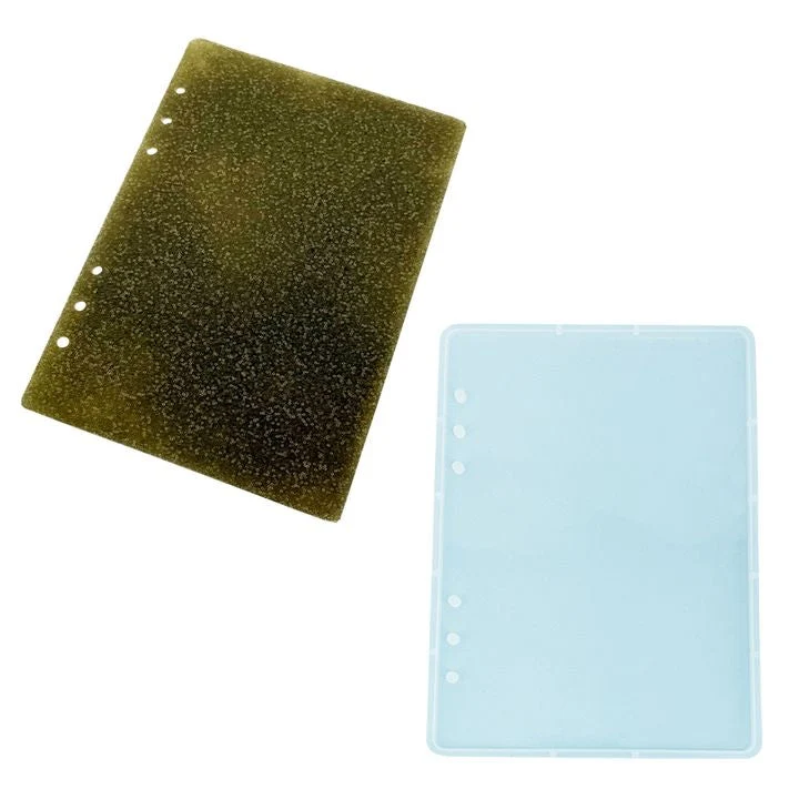 Silicone Mold for Casting, 22.3x16.3x0.5 cm, A5 Notebook Cover, Set of 2