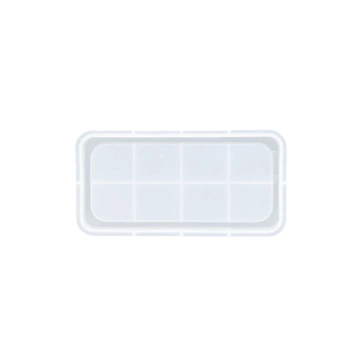Silicone Mold for Casting, 18.2x9.3x1.2 cm, Rectangular Tray