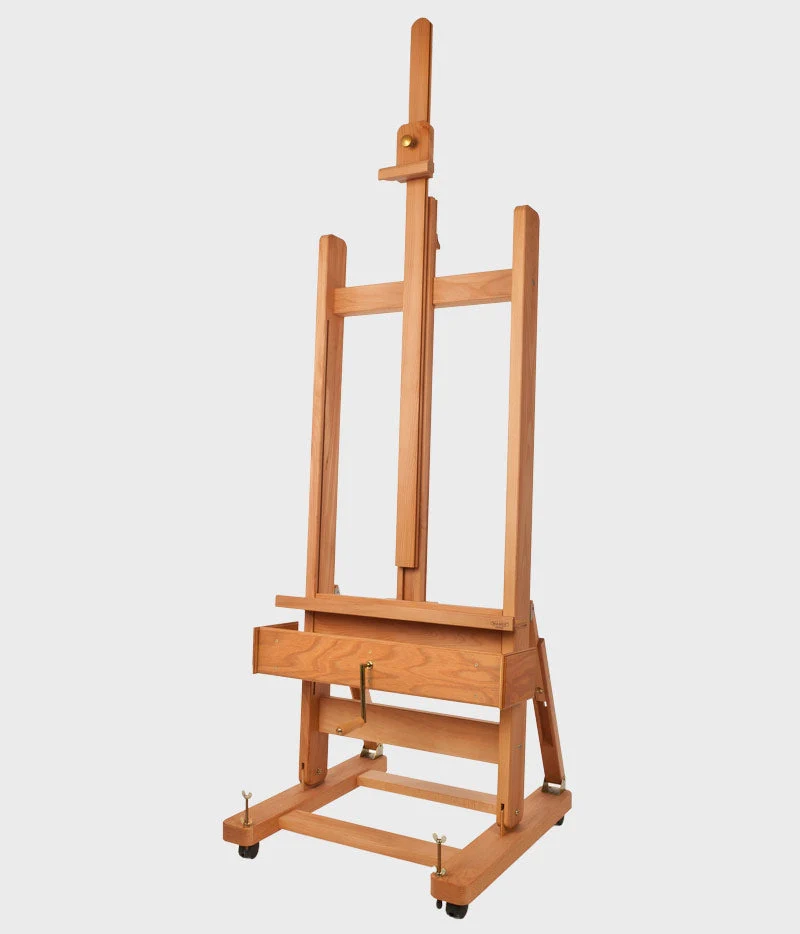 MABEF grande cavalletto da studio per pittura con manovella