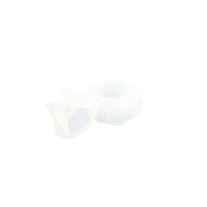 Silicone Casting Mold 9.1x4.5x4 cm - Faceted Jewelry Box