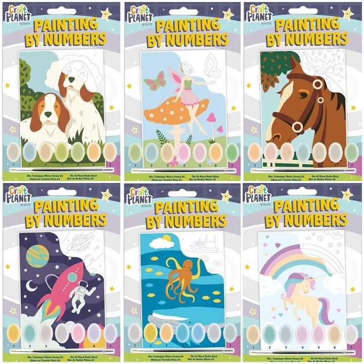 Craft Planet Paint by Numbers for Kids