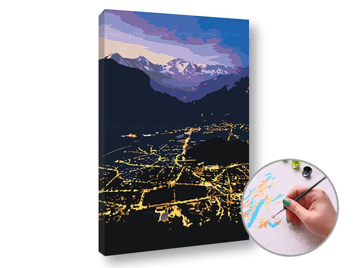 ARTMiE Paint by Numbers Night City | Low Difficulty