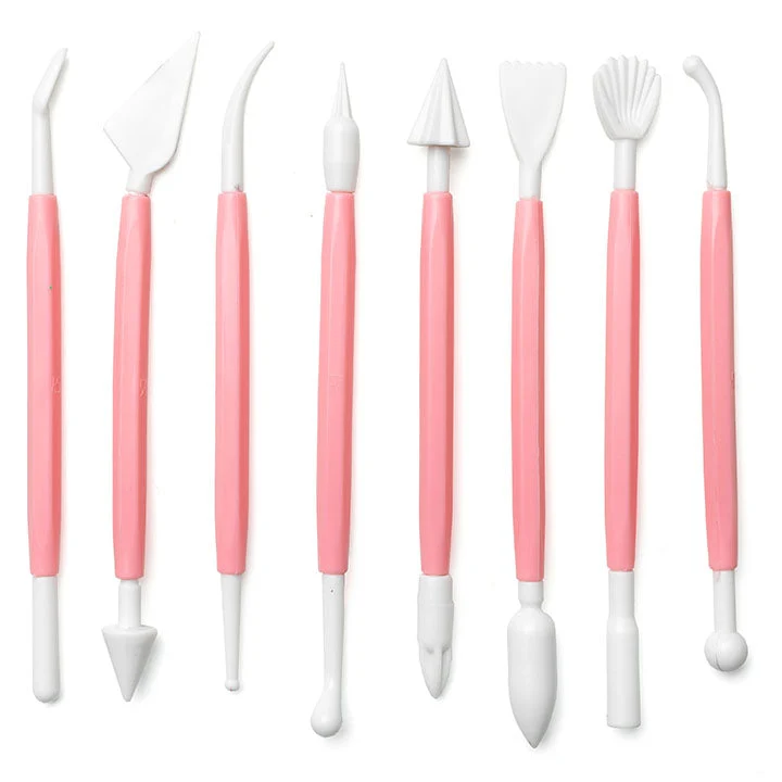 Set of 8 Double-Sided Modeling Tools