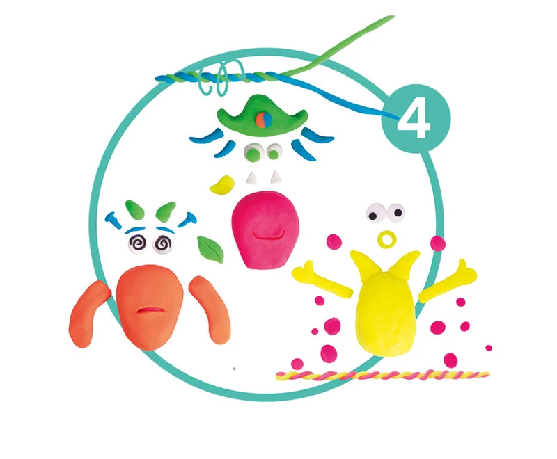 Kreatives Knetset Jovi Tech Crazy Cars Monster - 14-tlg.