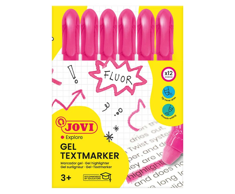 JOVI Gel-Textmarker Pink