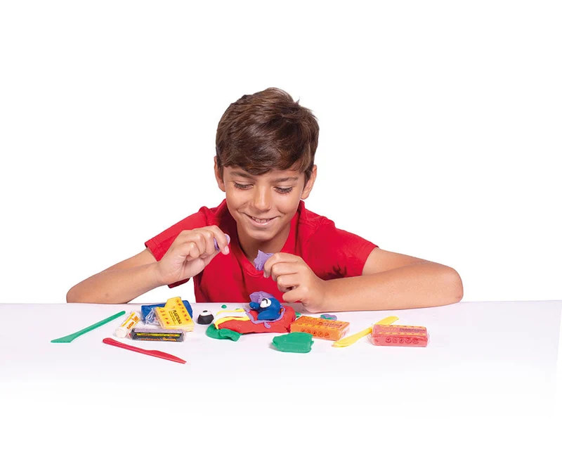 Ustvarjalni modelirni set JOVI Tech Crazy Cars Dirke 14 kosov