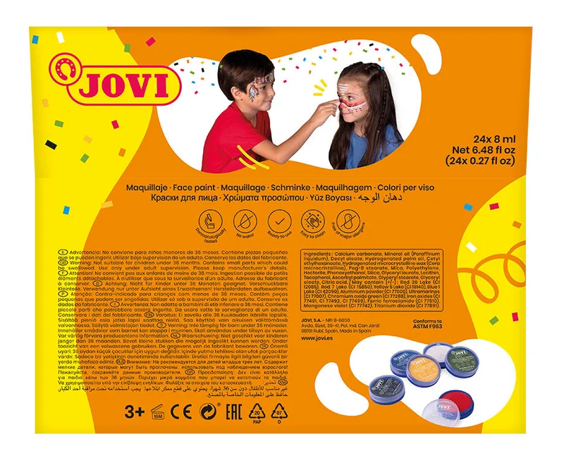 JOVI бои за лице в щендер 24 x 8 ml