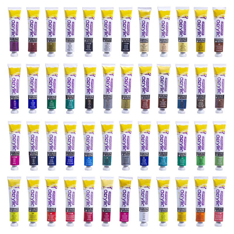 DALER ROWNEY Graduate set di colori acrilici 48 x 22 ml