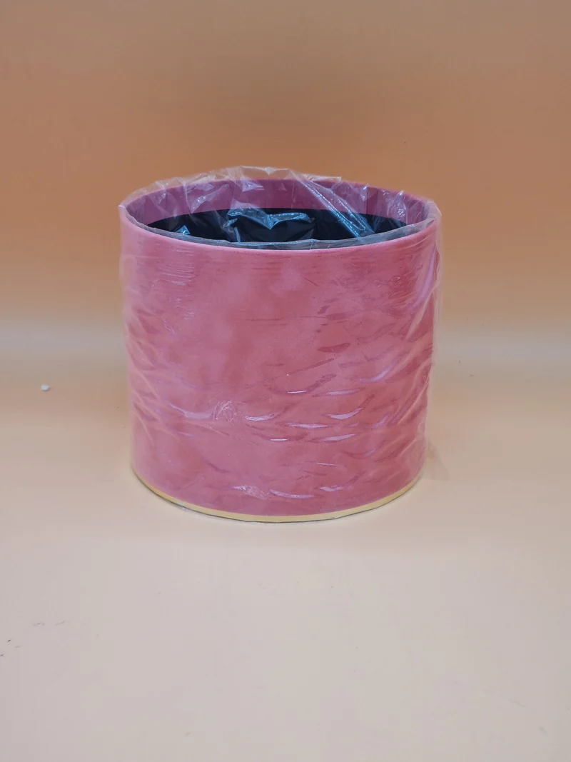 Box Samt 15x13cm "Dunkelrosa 602"