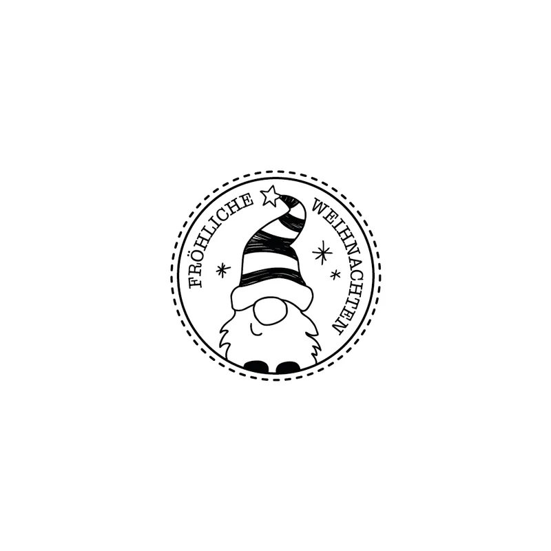 Stempel Wichtel rund