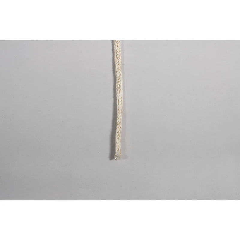 Makramee-Garn mit Goldfaden 4 mm, elfenbein