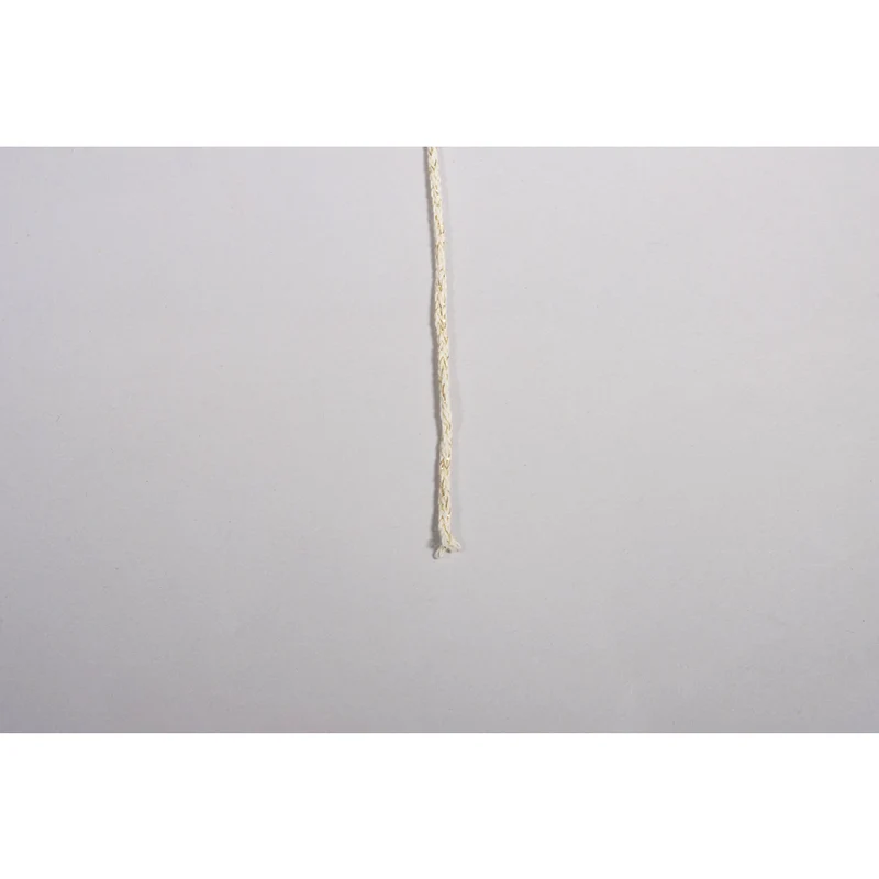 Makramee-Garn mit Goldfaden 2 mm, elfenbein