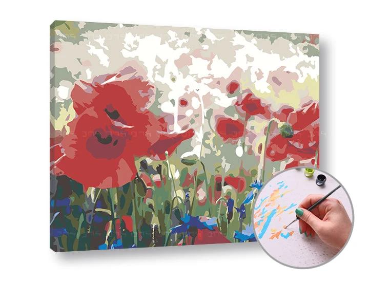 ABSTRACT WILD MAKES Paint by Numbers | Low Difficulty