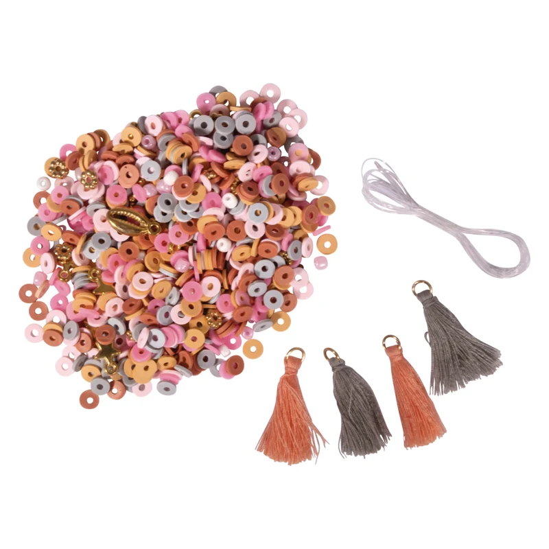 Perlen Set aus Polymer-Ton Heishi