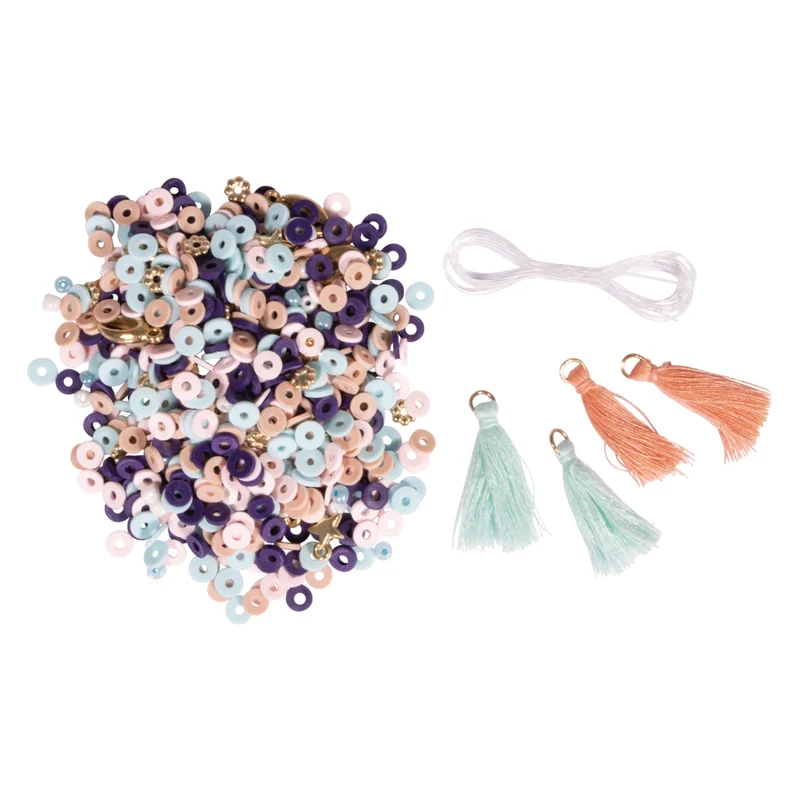Perlen Set aus Polymer-Ton Heishi