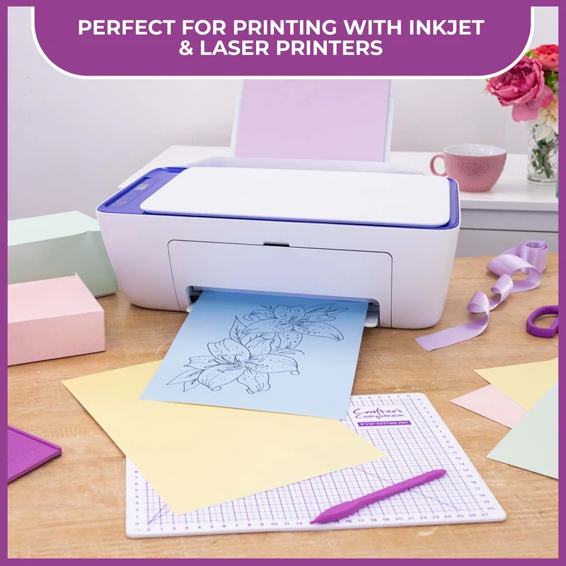 Crafter's Companion - Centura Pearl Effect - A4 Card 300gsm 10 Sheets - Silver