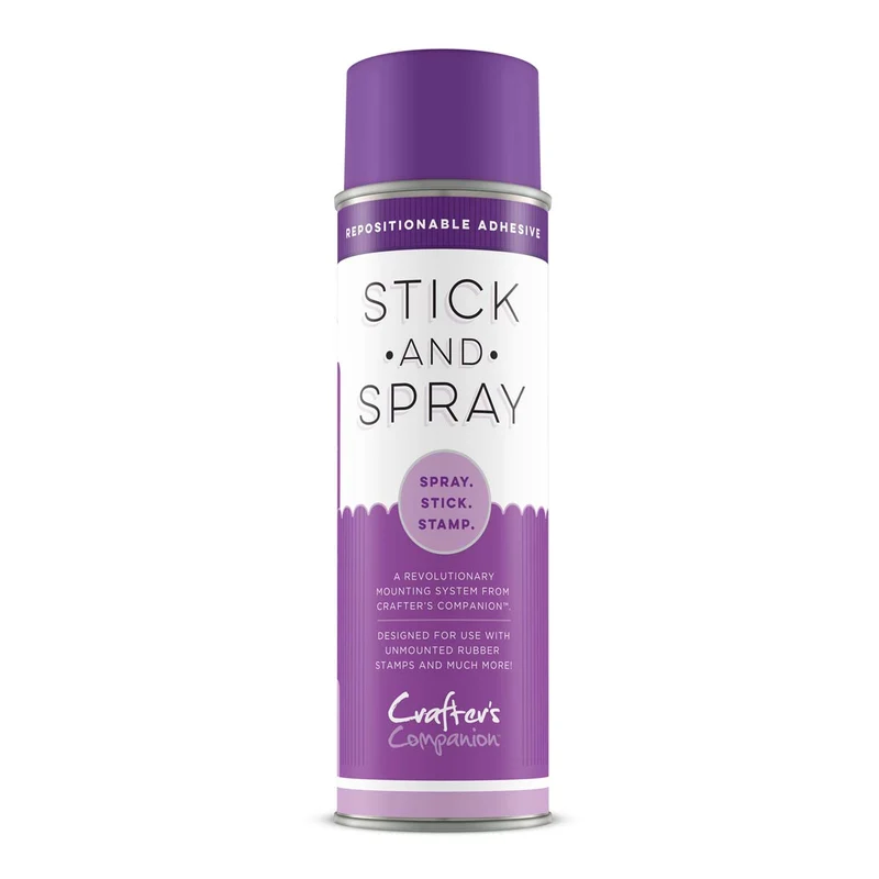 Crafter's Companion - Stick and Spray Mounting Adhesive (PURPLE CAN)
