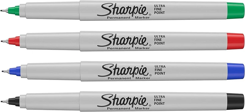Sharpie - Permanent Marker - 4 Pack - Ultra Fine