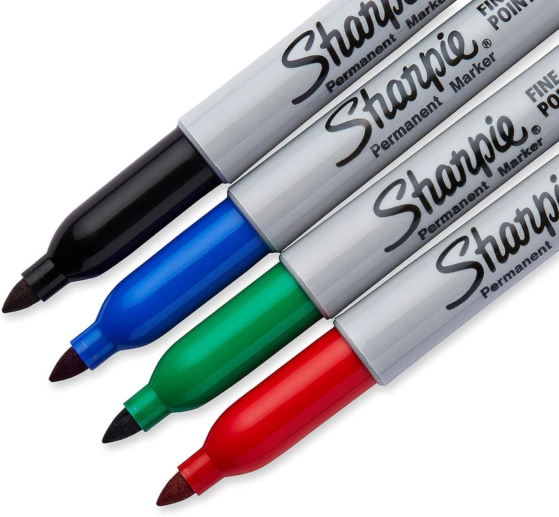 Sharpie - Permanent Marker - 4 Pack - Fine