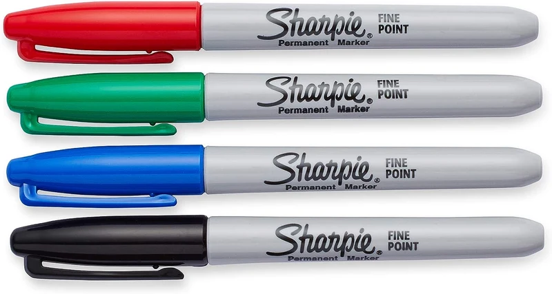 Sharpie - Permanent Marker - 4 Pack - Fine
