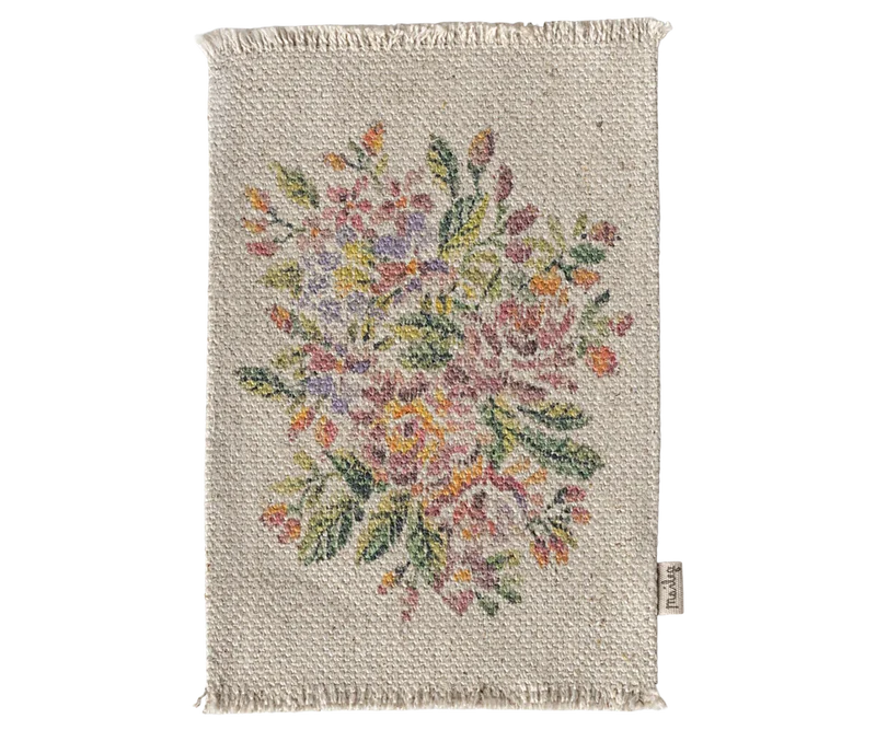 Teppich mit Blumen Maileg Maus