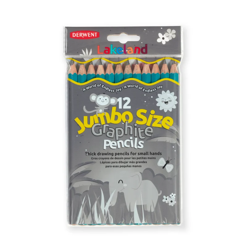 Lakeland - Jumbo Drawing Pencils Wallet of 12