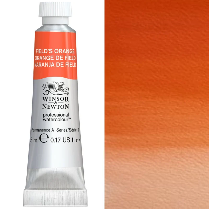 Winsor and Newton - Professional Artists' Watercolour - 5ml - Field's Orange