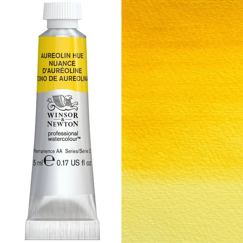Winsor and Newton - Professional Artists' Watercolour - 5ml - Aureolin Hue