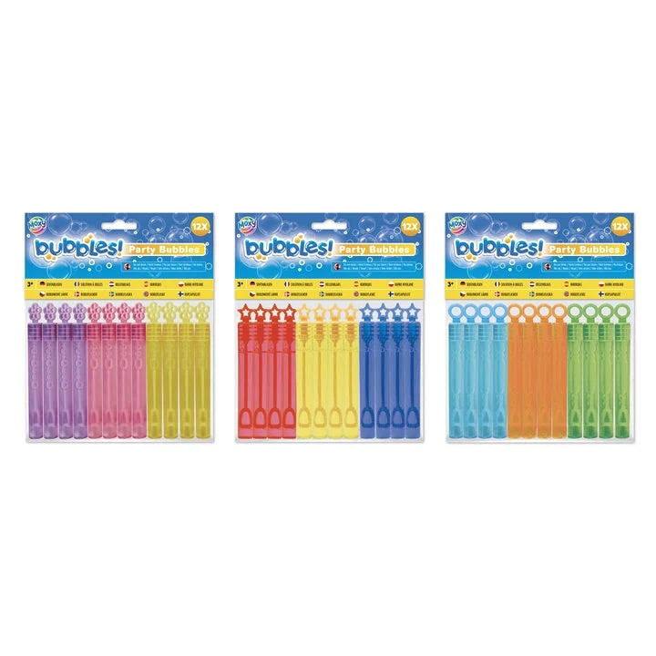 Set of Mini Bubble Wands, 12 x 5 ml