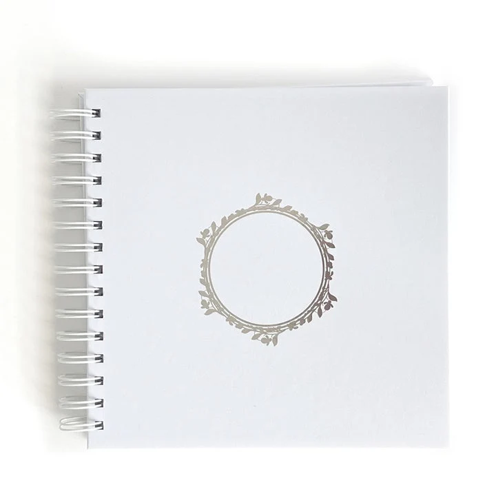 White Scrapbooking Album 20.5x20.5 cm