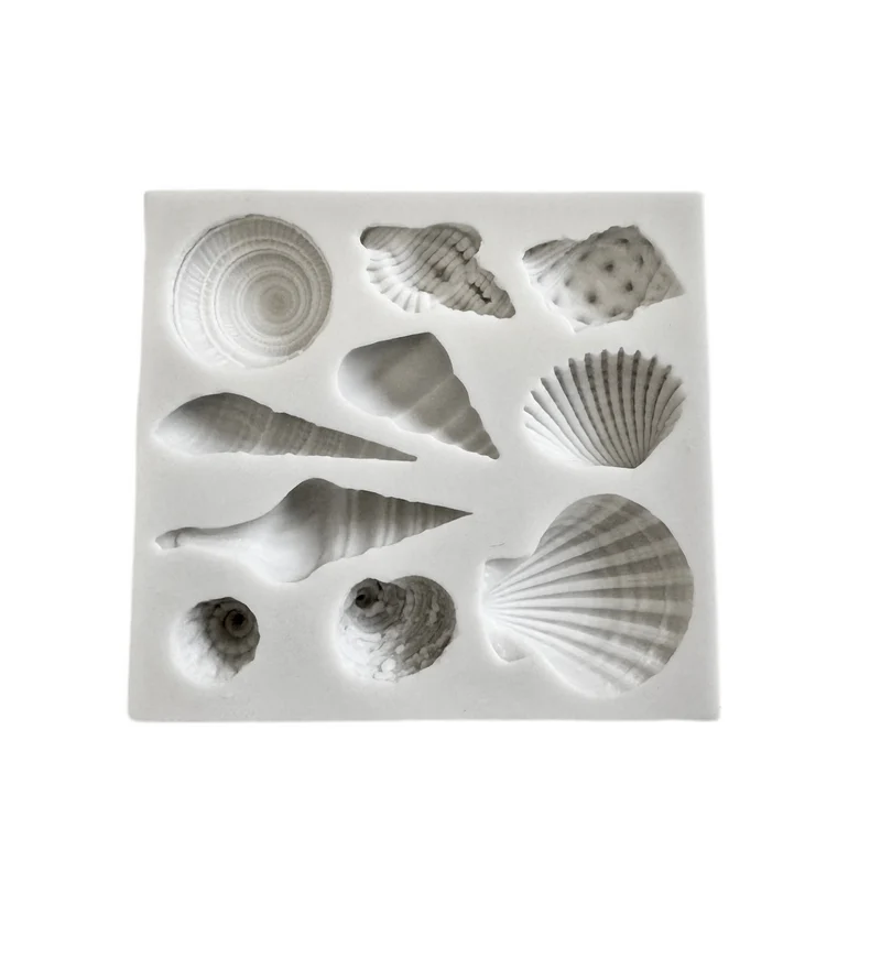 Silikonform mini Muscheln