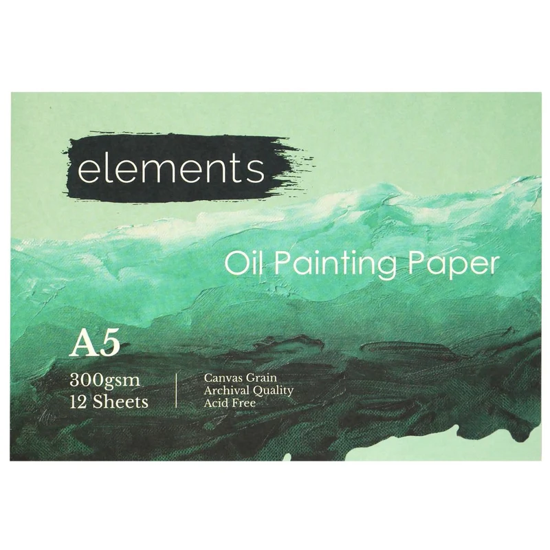 Elements Oil Pad - 300gsm - 12 Sheets - A5