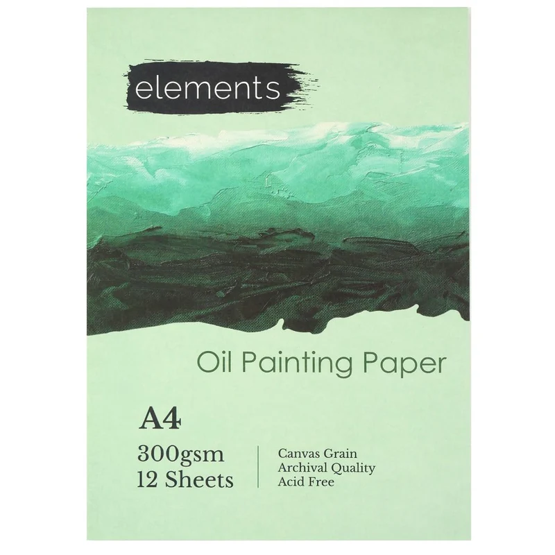 Elements Oil Pad - 300gsm - 12 Sheets - A4