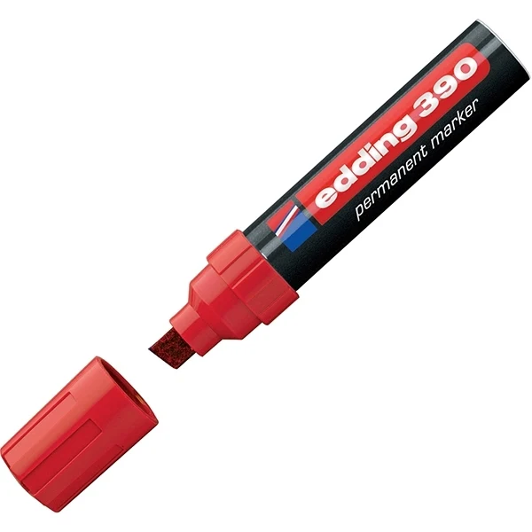 edding - 390 Permanent Marker Red 002