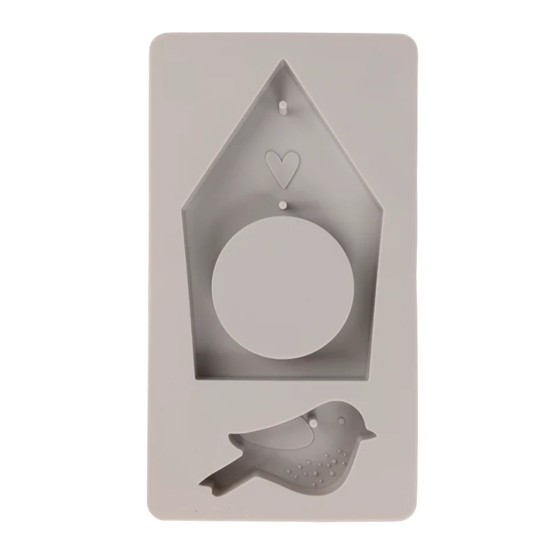 Gießform Vogelhaus + Vogel