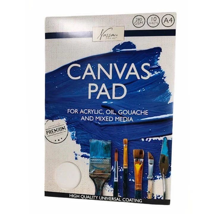 Nassau Canvas Pad A4 - Set of 10
