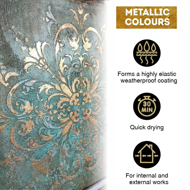 Kompozit ACRYL PRO Metallic Acrylic Paint Set, 6 x 20 ml