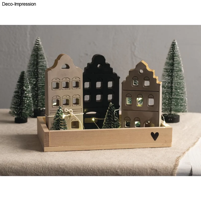 Silikon Gießform Nordic Häuser