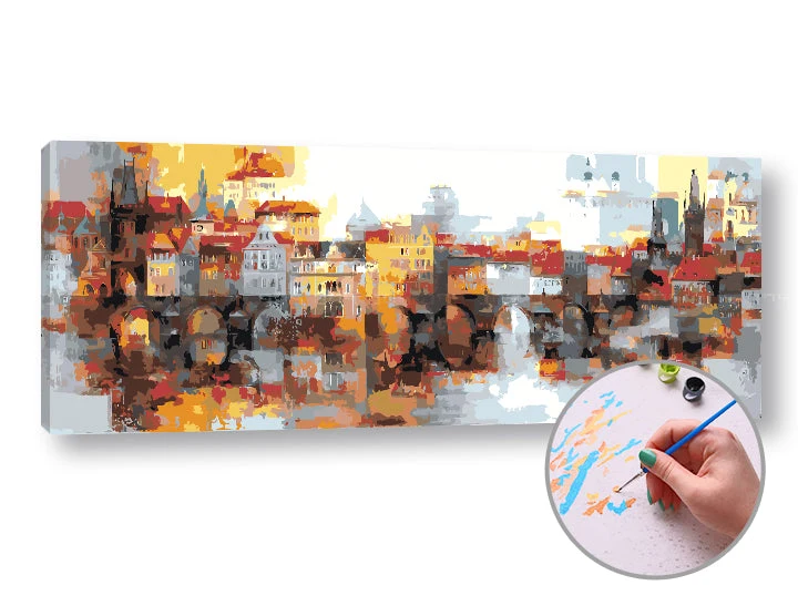 Paint by Numbers EAST OF THE SUN IN THE CITY | High Difficulty