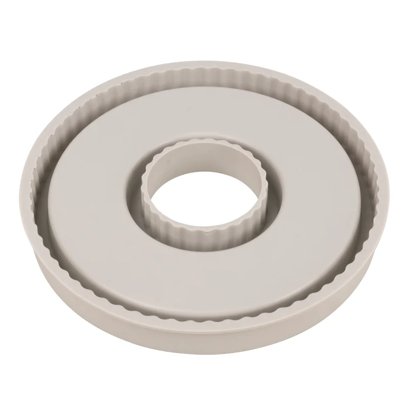 Gießform Untersetzer Ring, geriffelt