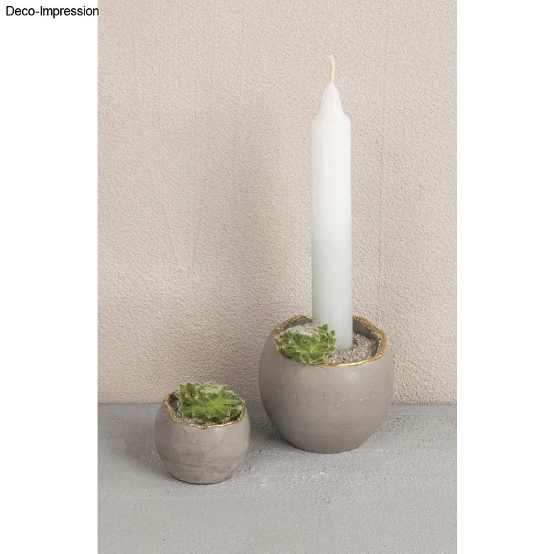 Gießform Vase mit Wellenrand 3er Set