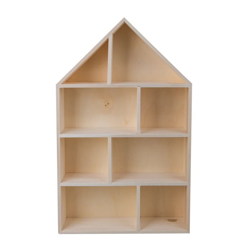 Holz Haus Setzkasten zum Aufhängen