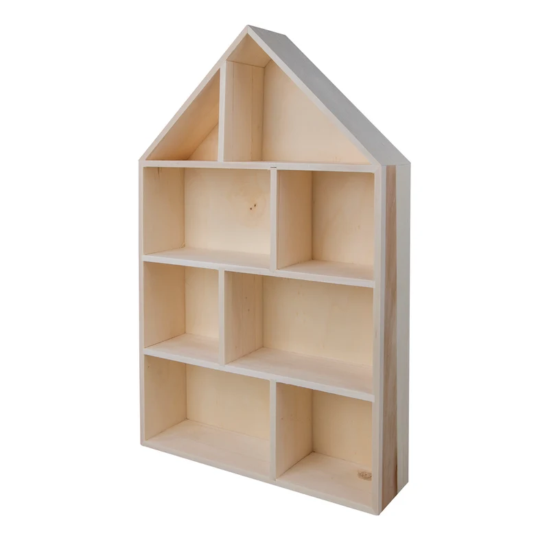 Holz Haus Setzkasten zum Aufhängen
