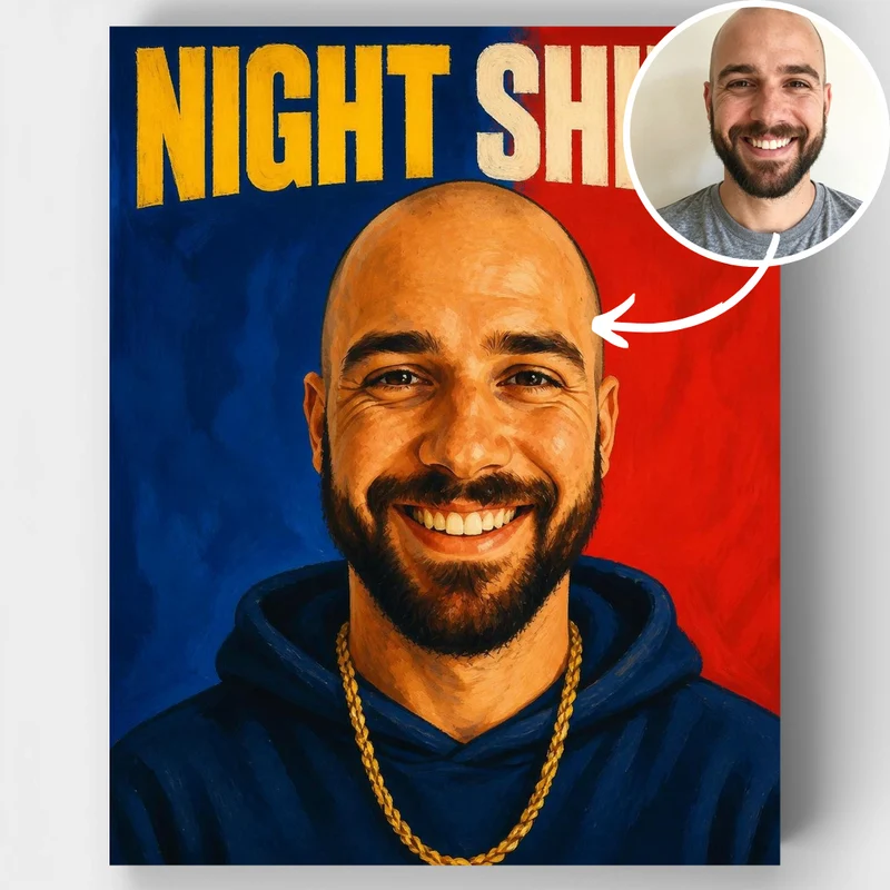 Hip Hop Album Cover - Custom Paint by Numbers Kit