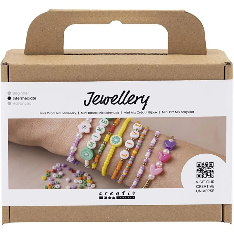 Creativ - Mini Craft Kit - Jewellery - Colourful Bracelets - 1 pack