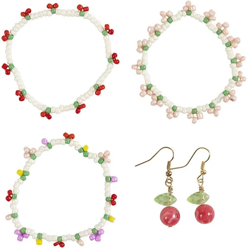 Creativ - Mini Craft Kit - Elastic Bracelet and Earring