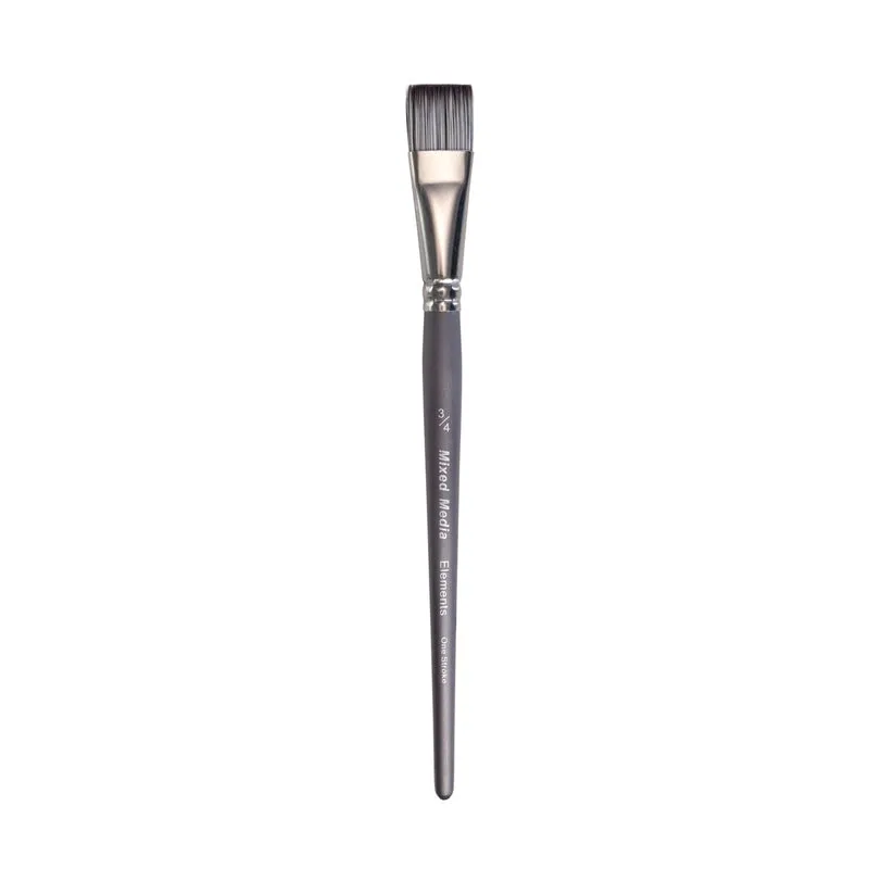 Elements - Mixed Media Synthetic - Short Handle - One Stroke 3/4